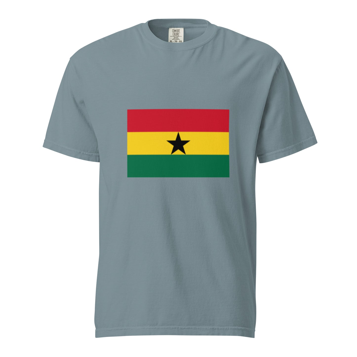 Ghana Flag Only|Chalè on Back|Unisex|Heavyweight T-shirt