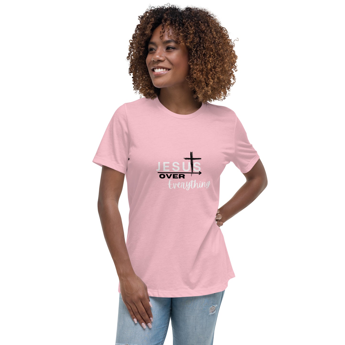 Jesus Over Everything|Women's Relaxed T-Shirt